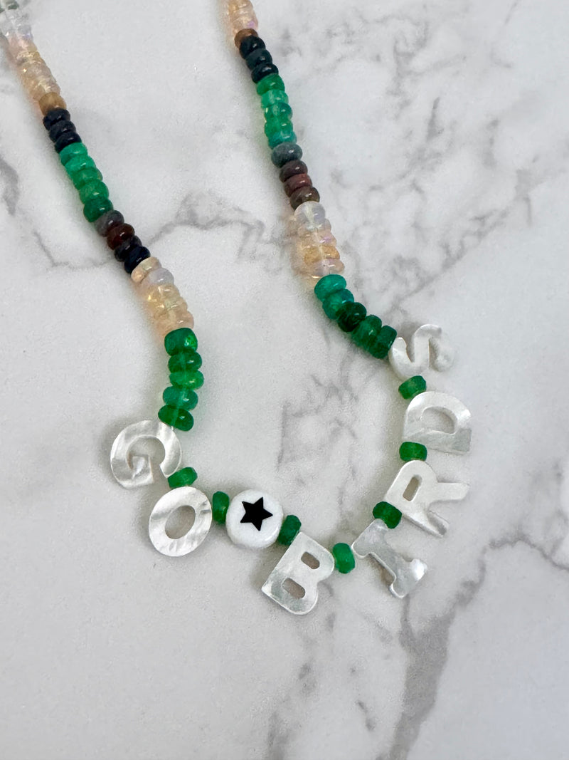 GO BIRDS OPAL NECKLACE