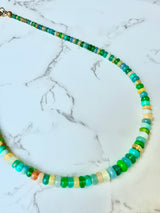 Ethiopian Opal Disco Necklace 7