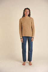 Caramel Rosalyn Sweater by Trovata