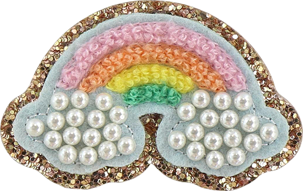Glitter Pearl Rainbow Patch by Stoney Clover
