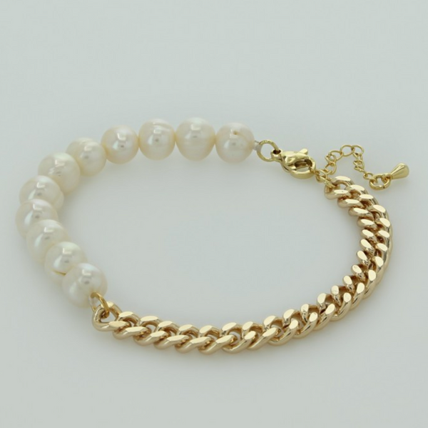 Fresh Water Pearl Chain Bracelet