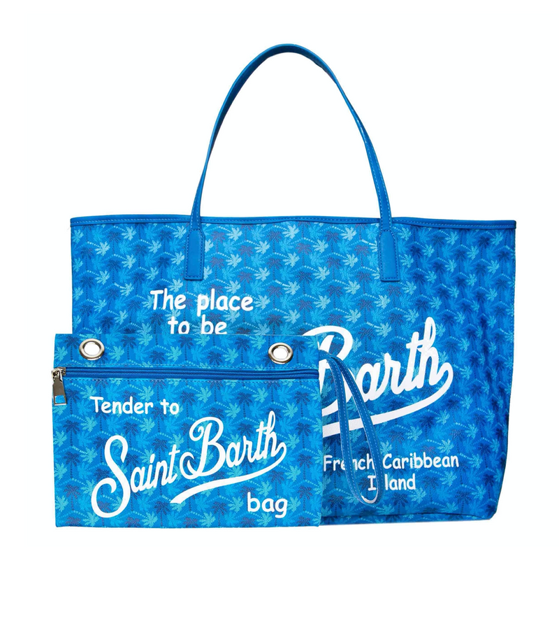 Saint Barth Blue Monogram Bag