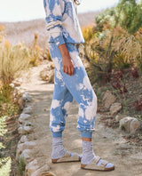 The Cloud Wash Cropped Sweatpant by The Great // FINAL SALE