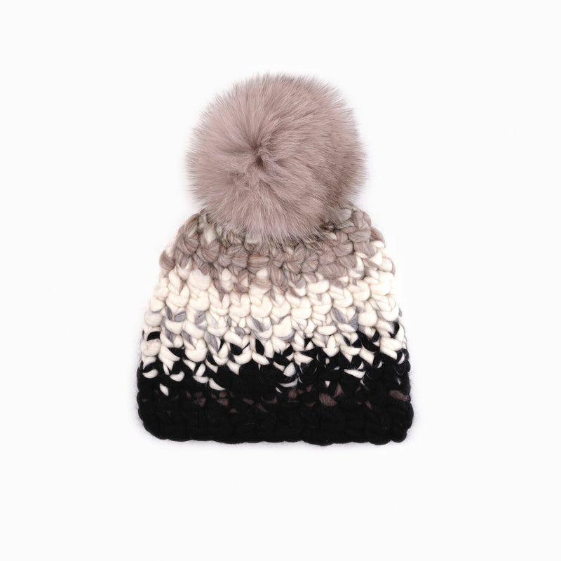 Beige Mischa Color FI – by // Blended Hat Lambert Block Stripe Menagerie and Boutique Black